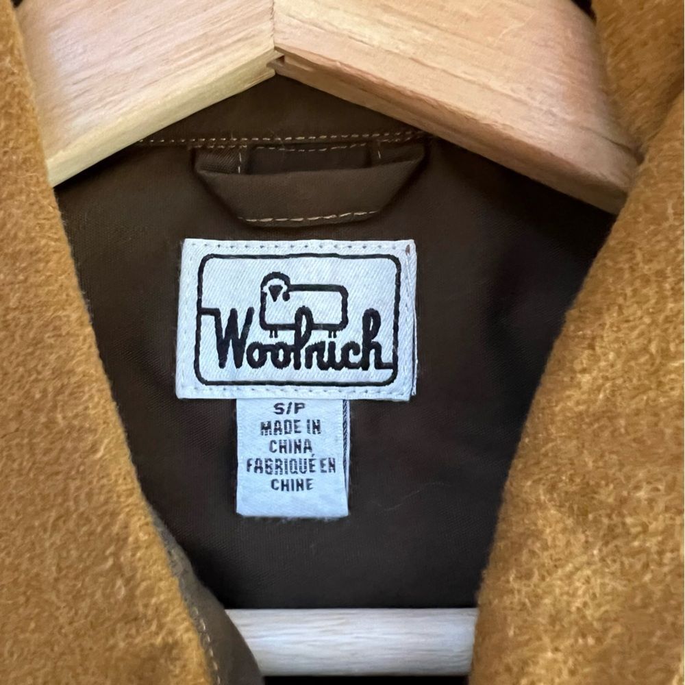 Woolrich shacket Shirt Jacket Buffalo Plaid Patches Size Small Christmas Outdoor - Picture 6 of 10